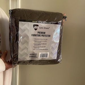 Sofa Shield reversible couch cover.
